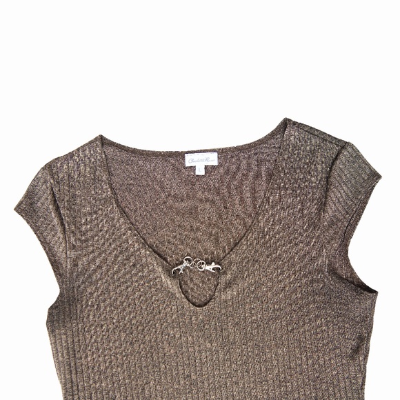 Vintage Y2K Charlotte Russo Tops with Swivel Snap Hook - Picture 5 of 13